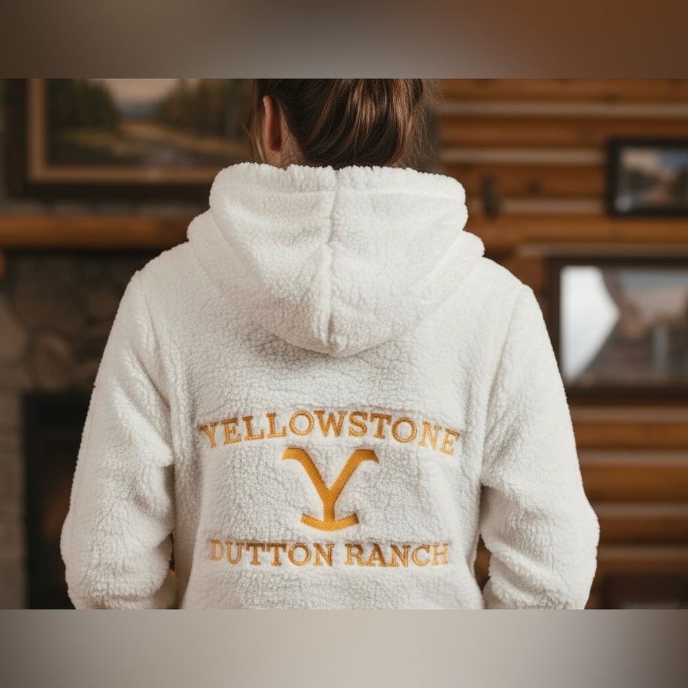 “Yellowstone” Zippered Sherpa Jacket